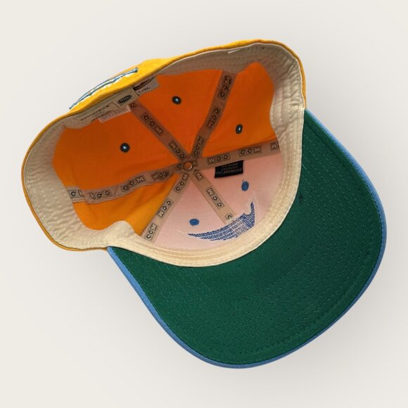 CCM St. Louis Blues Blue Yellow Hockey Cap Hat Embroidered Logo Size L-XL - Picture 6 of 8